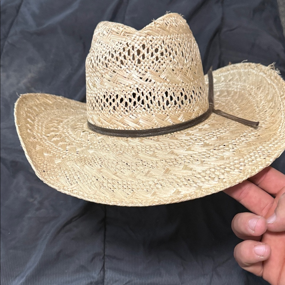 Rodeo King Cream Straw Cowboy Hat